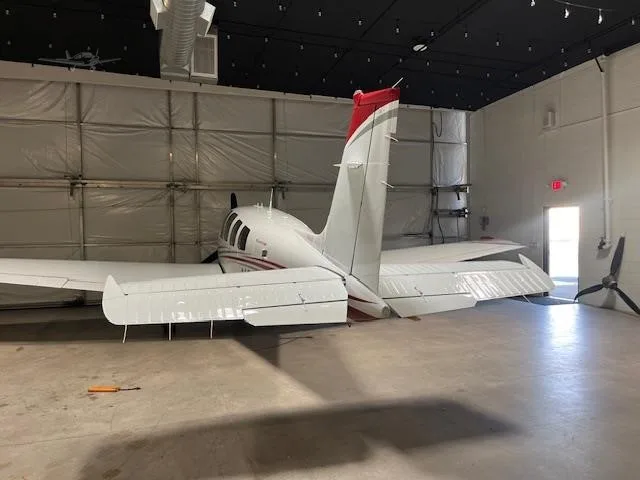 Exterior view of a 2016 BEECHCRAFT G36 BONANZA, N36HE.