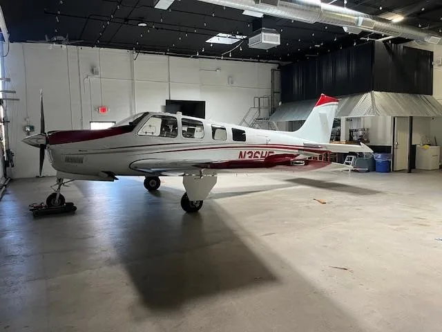 Exterior view of a 2016 BEECHCRAFT G36 BONANZA, N36HE.