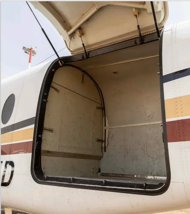 Exterior view of a 1994 BEECHCRAFT 1900D, N114EM.