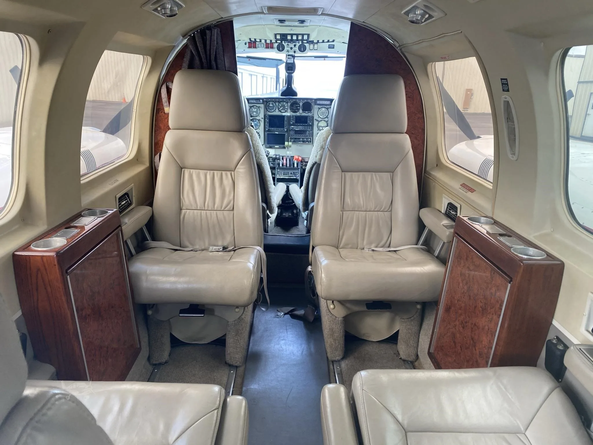 Cabin interior of a 1980 PIPER NAVAJO CR.