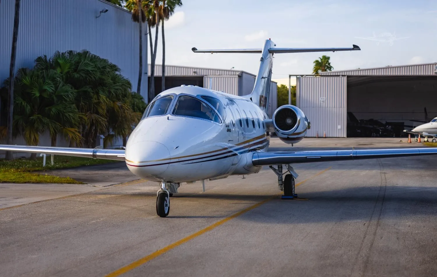 Exterior view of a 1992 BEECHCRAFT BEECHJET 400A.