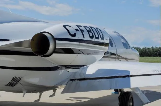 Exterior view of a 1979 CESSNA CITATION ISP, C-FBDQ.