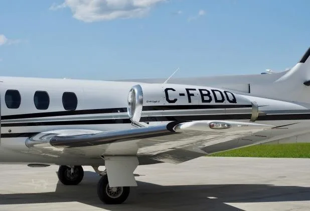 Exterior view of a 1979 CESSNA CITATION ISP, C-FBDQ.