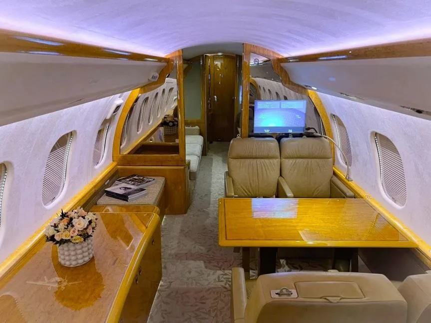 Cabin interior of a 2009 BOMBARDIER GLOBAL EXPRESS XRS.