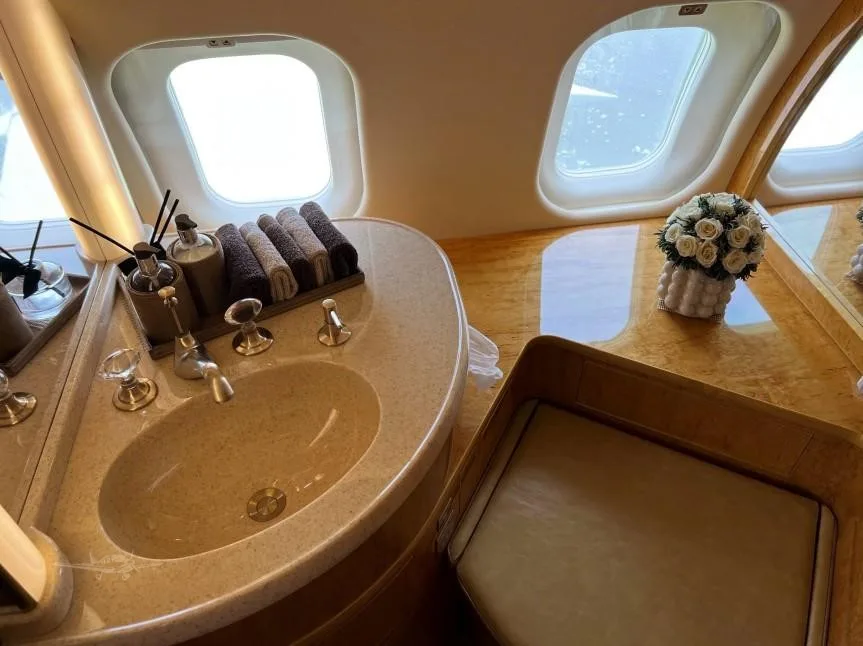 Cabin interior of a 2009 BOMBARDIER GLOBAL EXPRESS XRS.