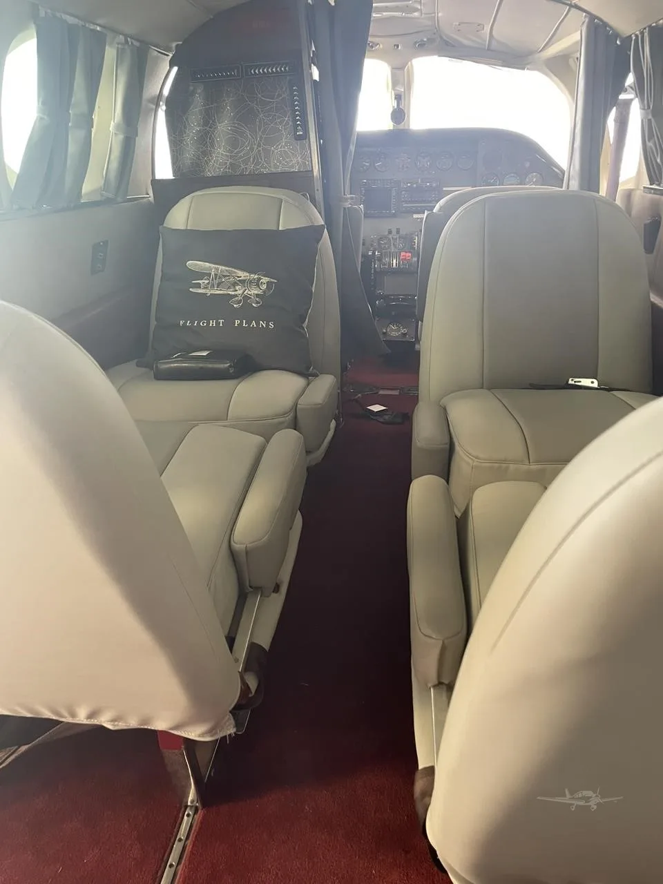 Cabin interior of a 1971 CESSNA 421B.