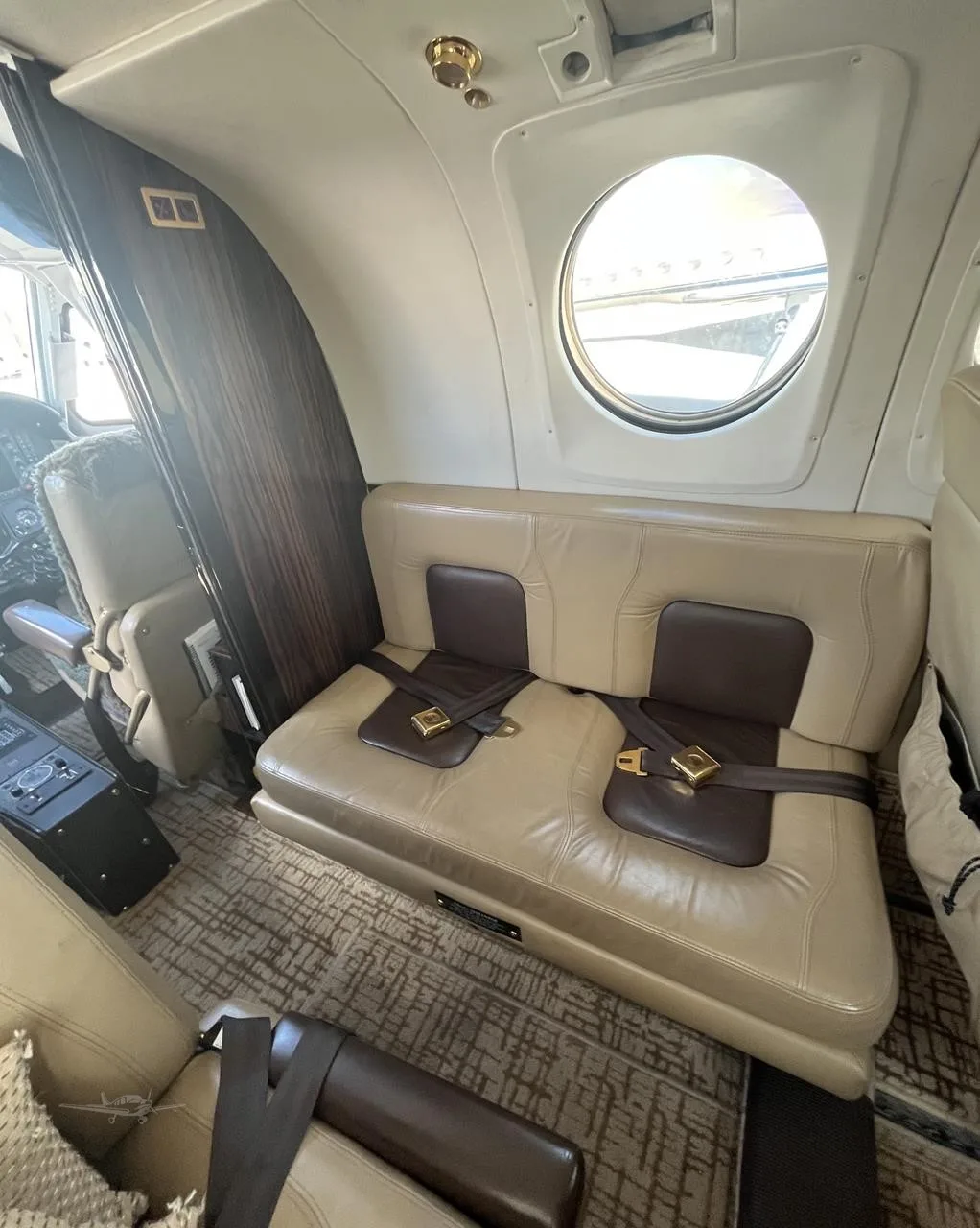 Cabin interior of a 1978 BEECHCRAFT KING AIR 200.
