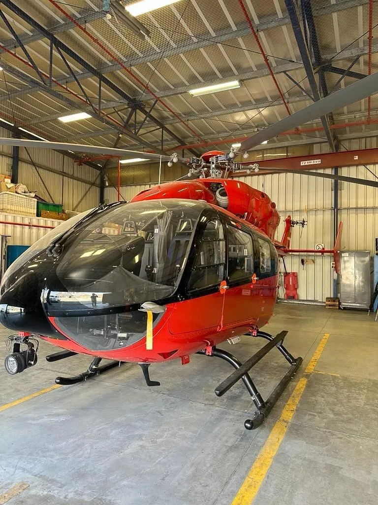 Exterior view of a 2011 EUROCOPTER EC145.