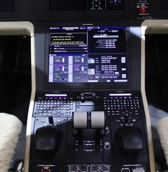 Avionics suite of a 2023 EMBRAER PRAETOR 600.