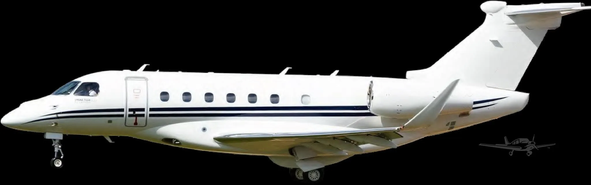 Marketing image of a 2023 EMBRAER PRAETOR 600.