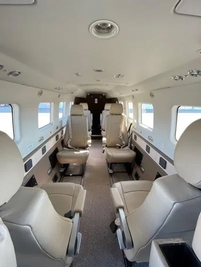 Cabin interior of a 2020 DAHER KODIAK 100 SERIES II.