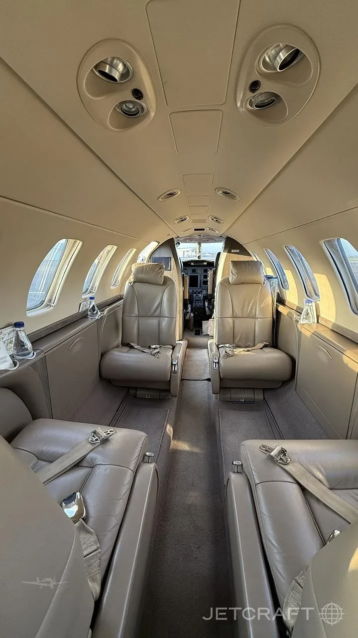 Cabin interior of a 2008 CESSNA CITATION CJ3.