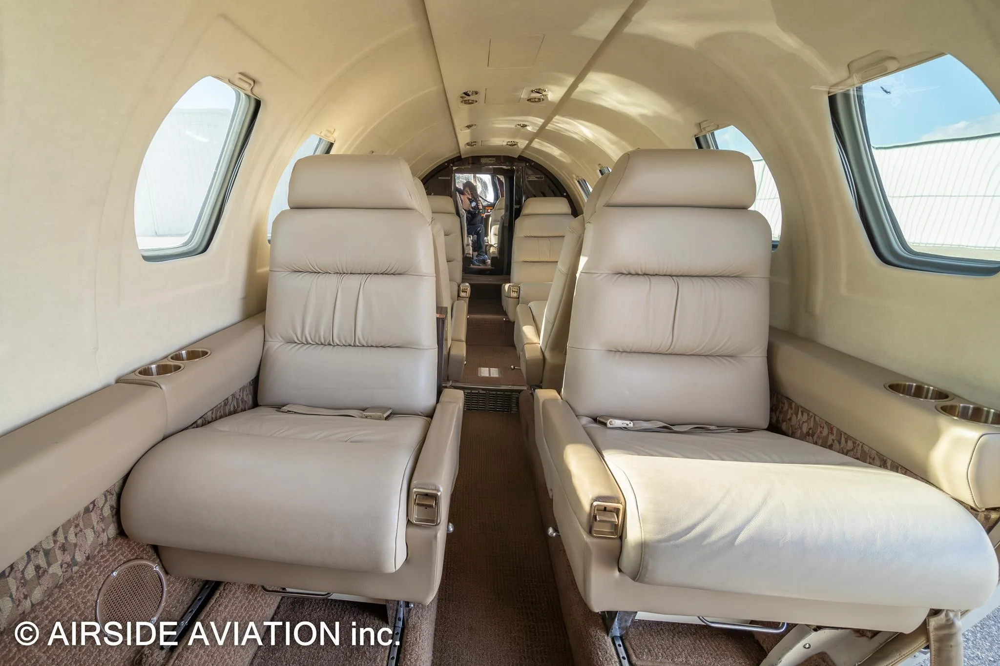 Cabin interior of a 1981 CESSNA CITATION II.