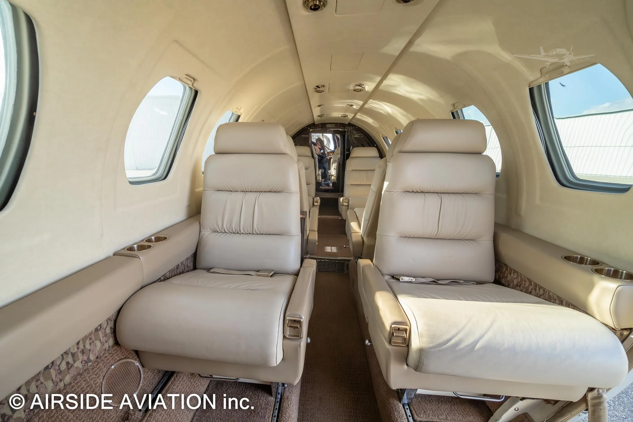 Cabin interior of a 1981 CESSNA CITATION II.