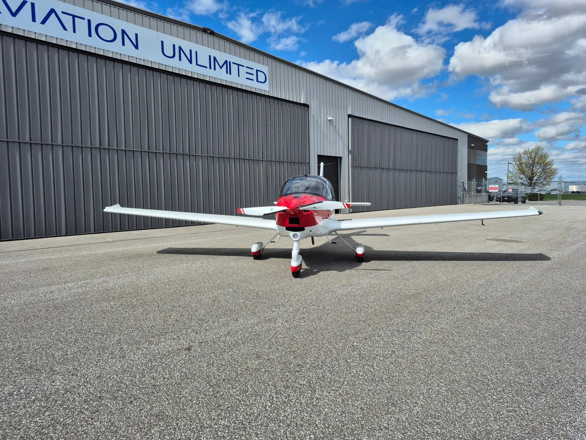 Exterior view of a 2025 TECNAM P MENTOR, C-FXTR.