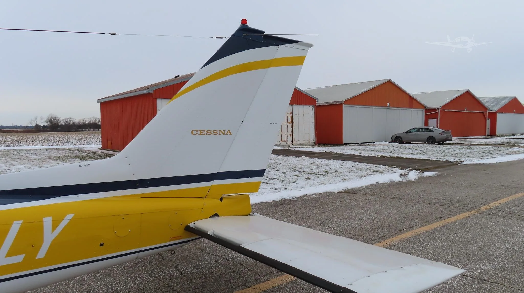 Exterior view of a 1971 CESSNA 177RG, C-FALY.