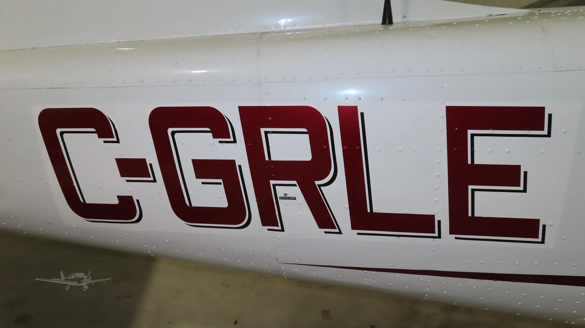Engine detail of a 1978 CESSNA TURBO 210M.