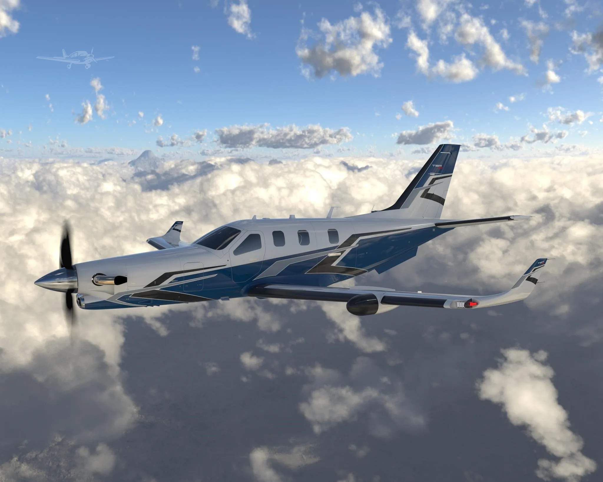 Marketing image of a 2027 DAHER TBM 980.
