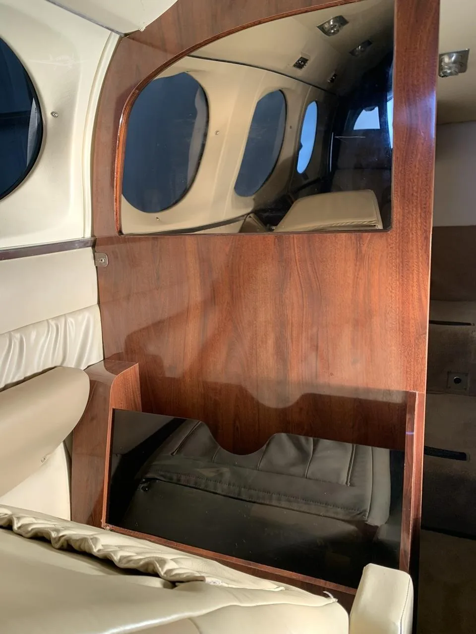 Cabin interior of a 1981 CESSNA 421C.