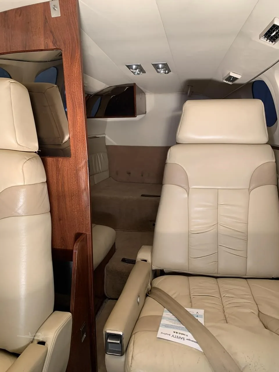 Cabin interior of a 1981 CESSNA 421C.