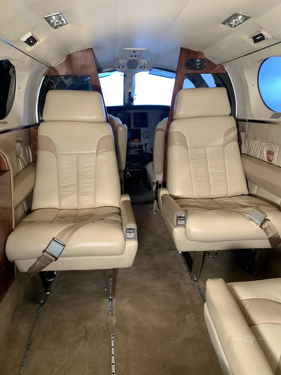 Cabin interior of a 1981 CESSNA 421C.