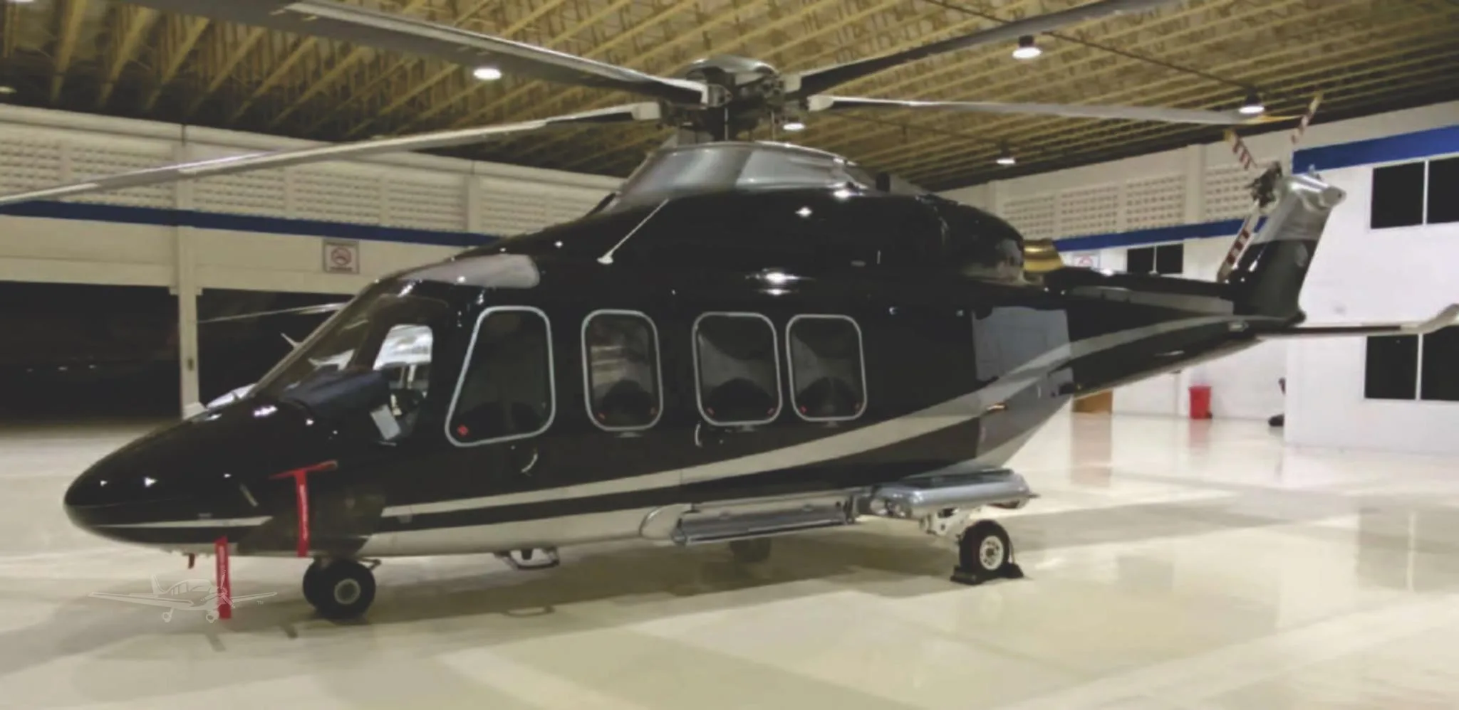 Exterior view of a 2008 LEONARDO AW139.