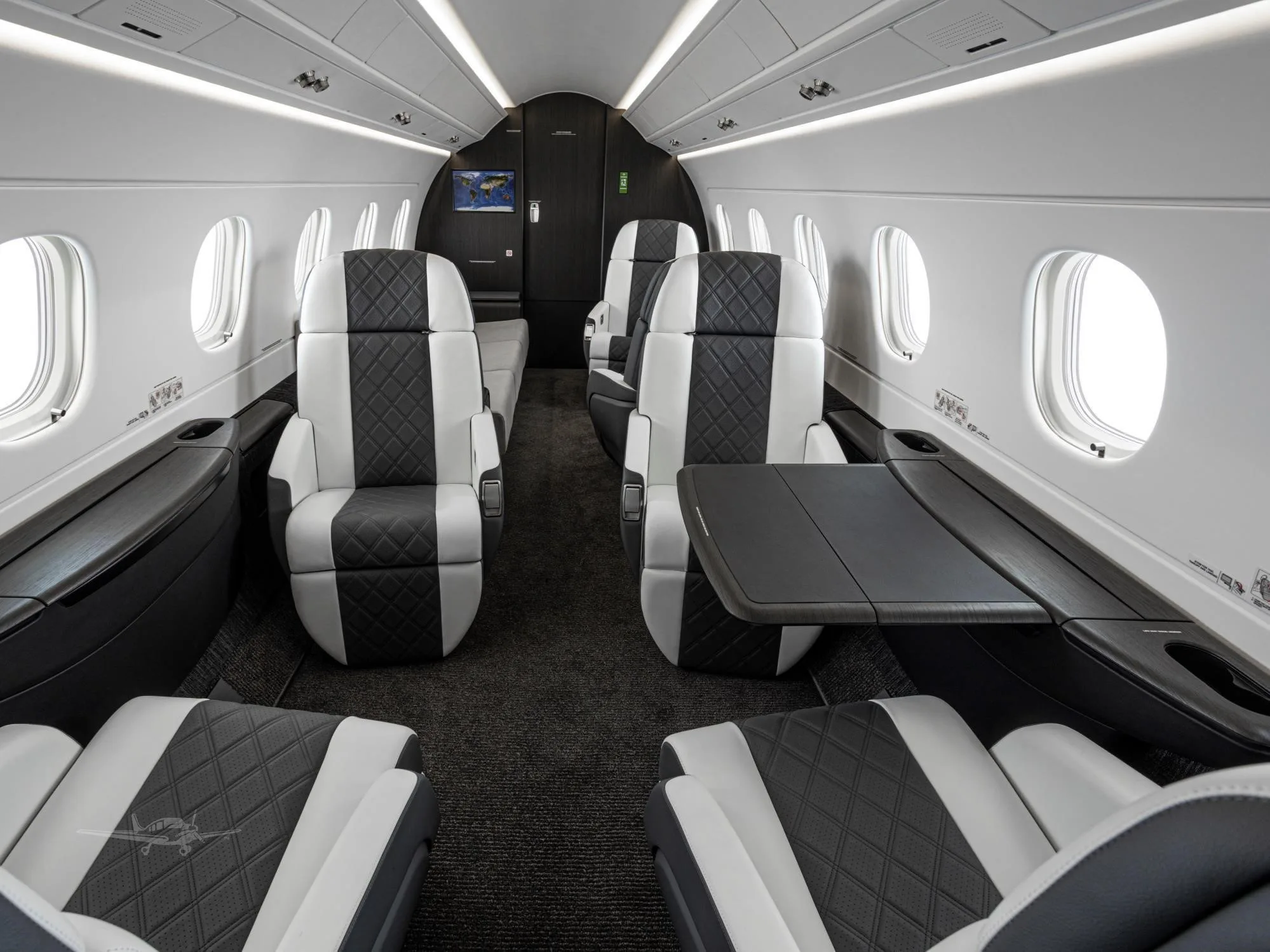 Cabin interior of a 2016 EMBRAER LEGACY 500.