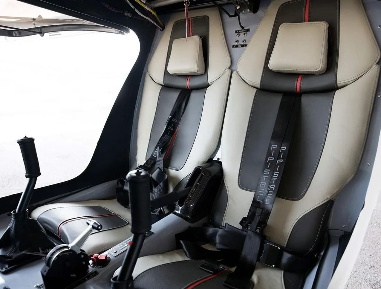 Cabin interior of a 2026 PIPISTREL ALPHA TRAINER.