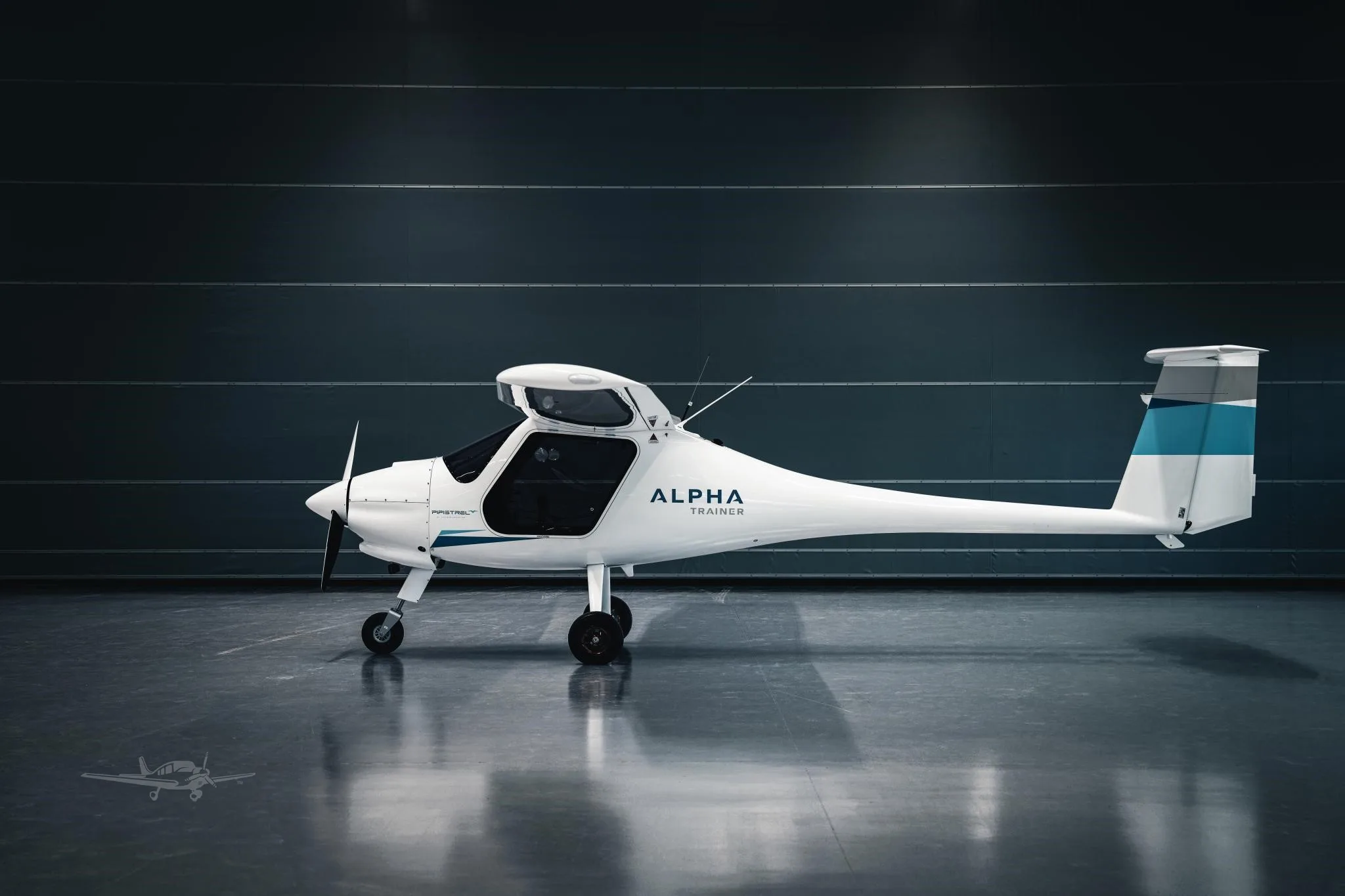 Marketing image of a 2026 PIPISTREL ALPHA TRAINER.