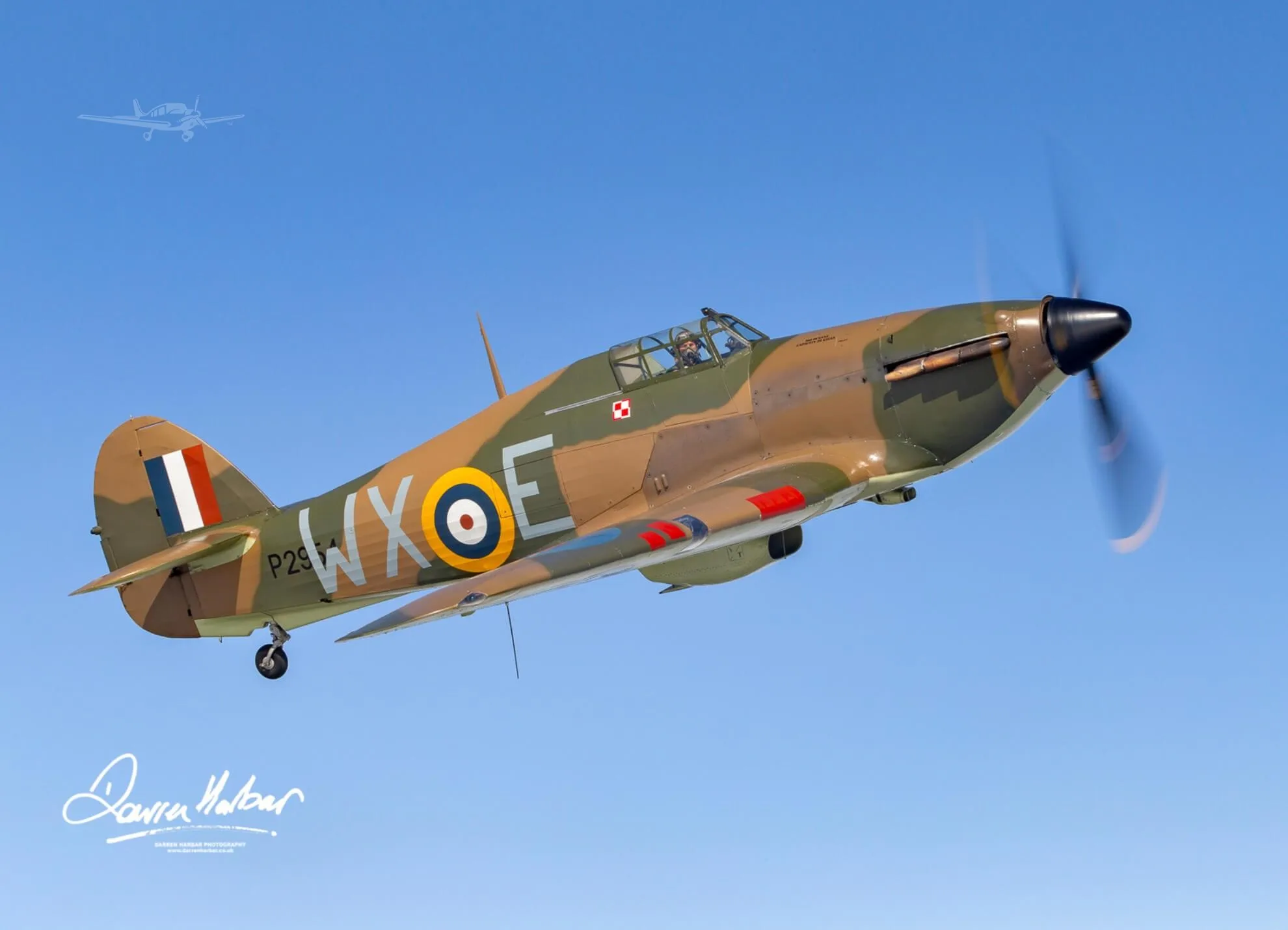 Marketing image of a 1942 HAWKER HURRICANE XII.