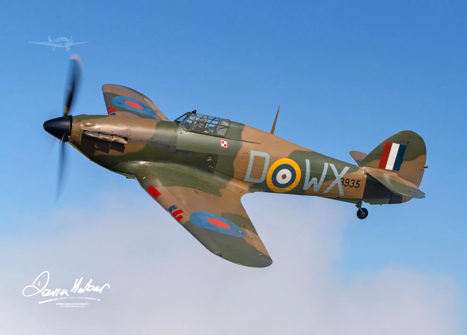 Marketing image of a 1942 HAWKER HURRICANE XII.