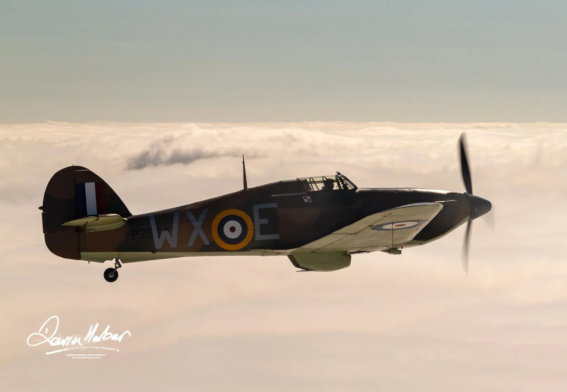 Marketing image of a 1942 HAWKER HURRICANE XII.