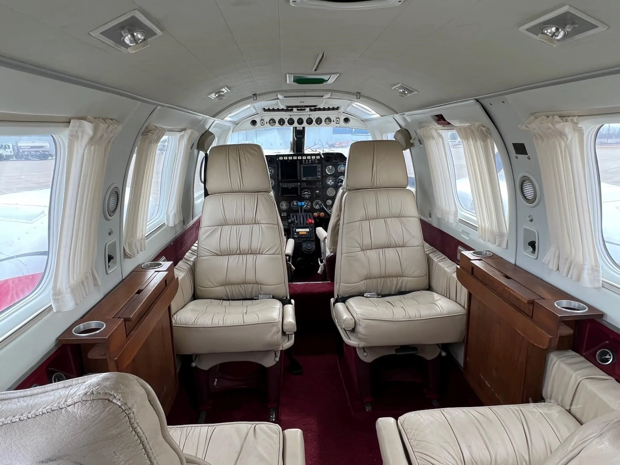 Cabin interior of a 1974 PIPER P-NAVAJO.