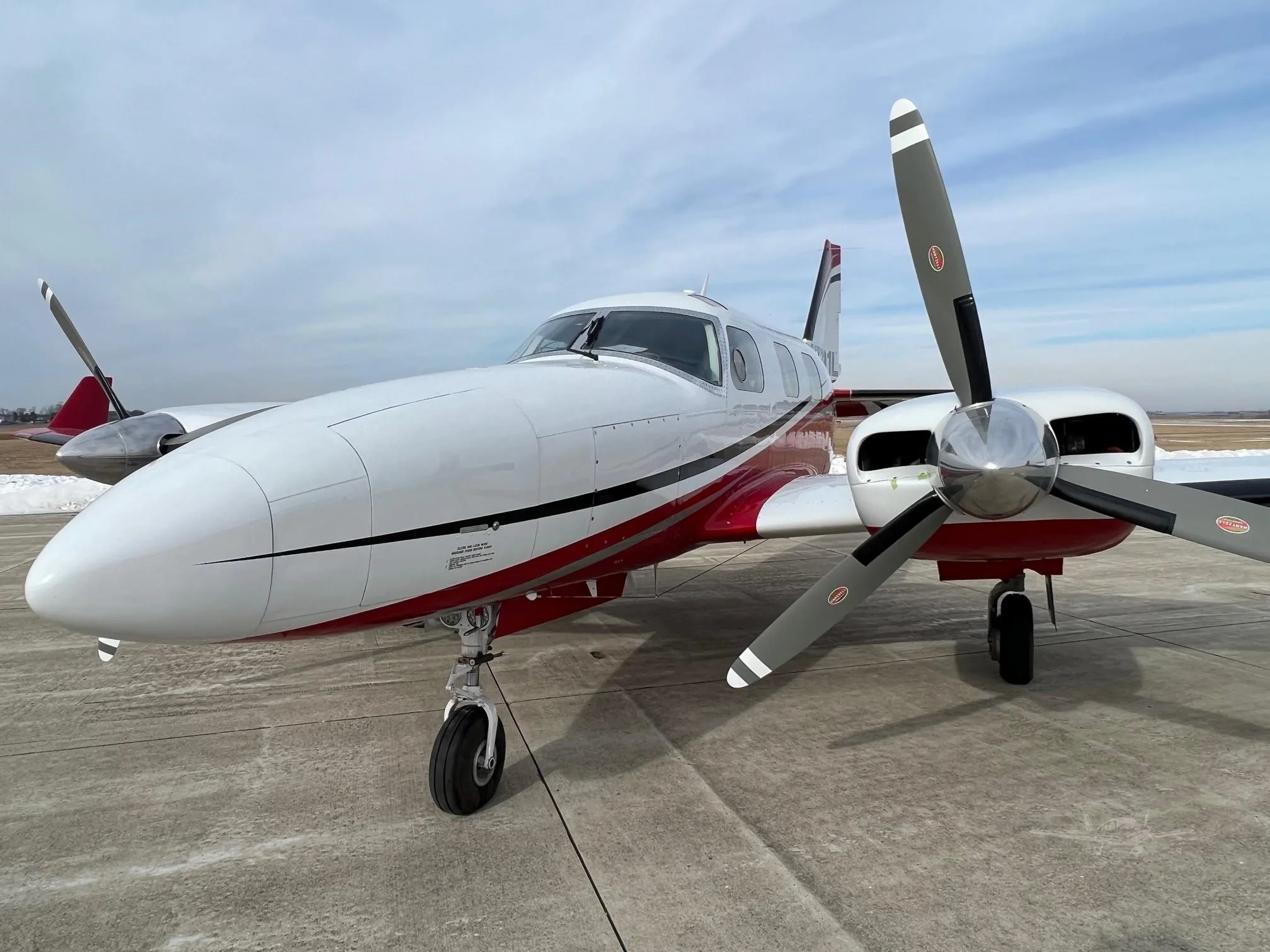 Exterior view of a 1974 PIPER P-NAVAJO.