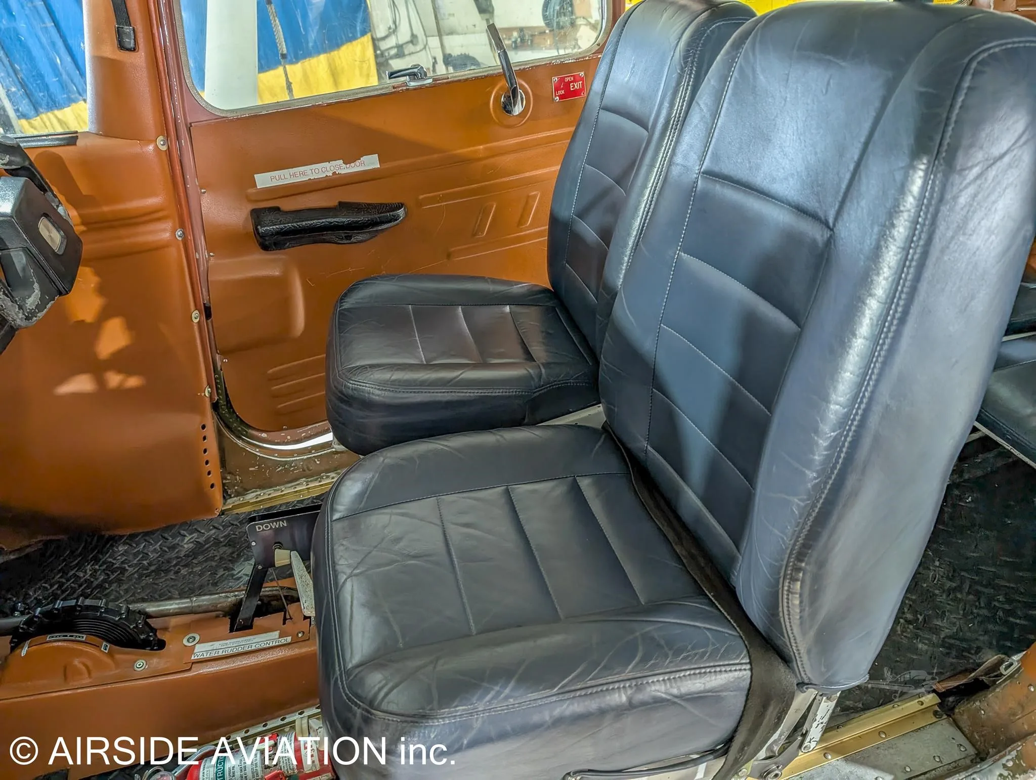Cabin interior of a 1979 CESSNA A185F AMPHIBIAN.