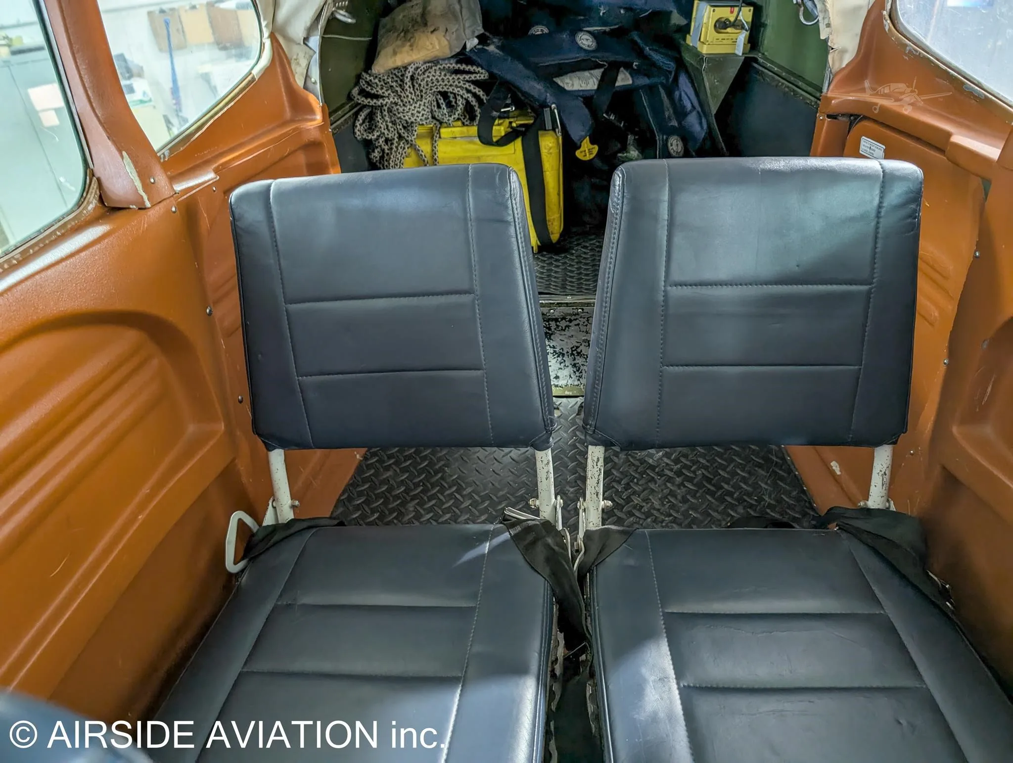Cabin interior of a 1979 CESSNA A185F AMPHIBIAN.
