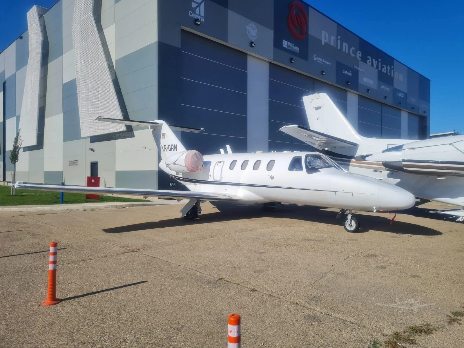 Exterior view of a 2002 CESSNA CITATION CJ1, YR-GRN.