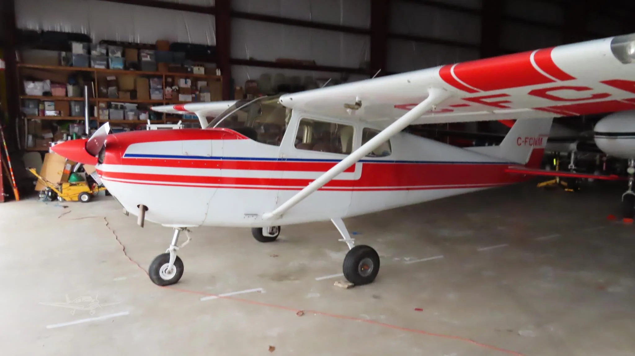 Exterior view of a 1962 CESSNA 172 SKYHAWK, C-FCNM.