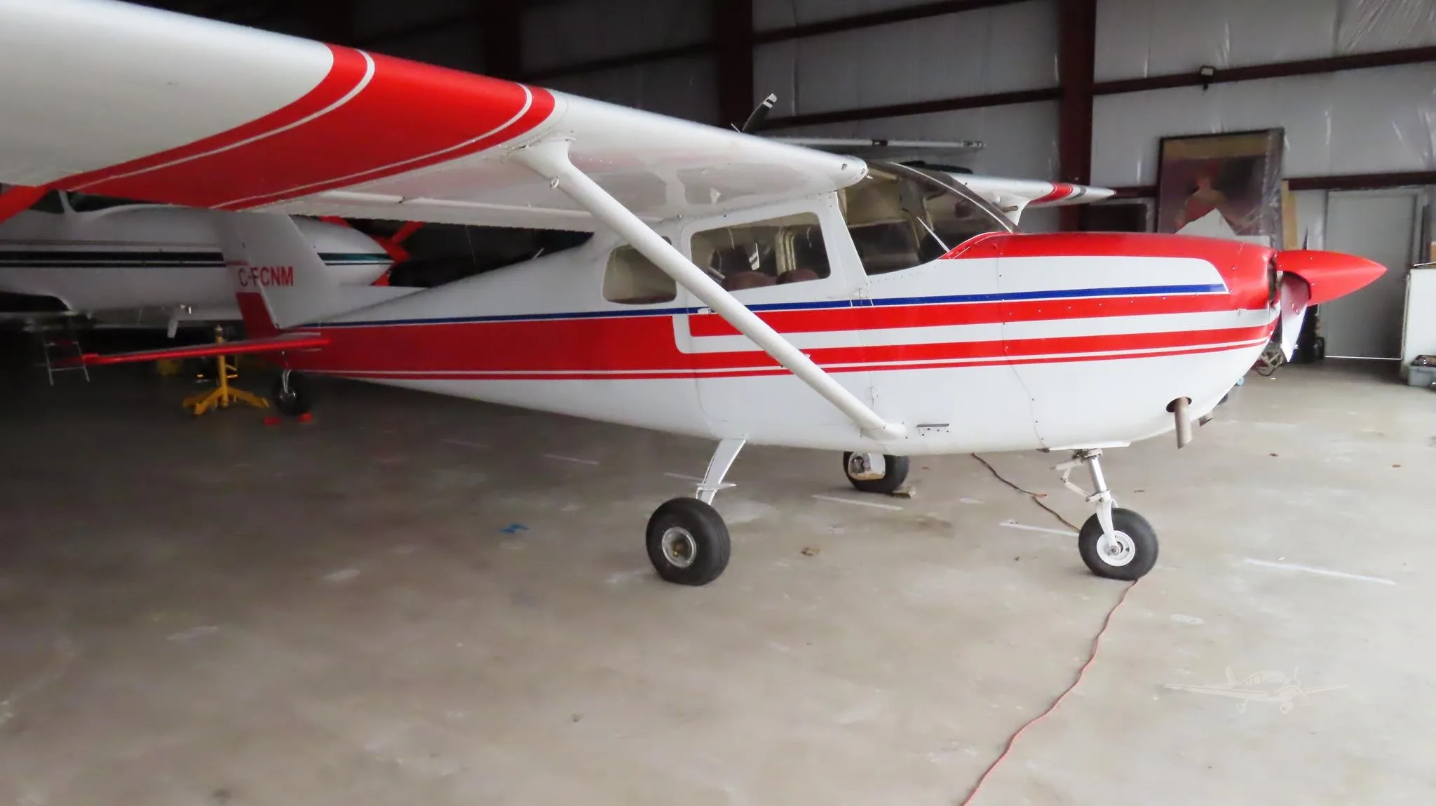Exterior view of a 1962 CESSNA 172 SKYHAWK, C-FCNM.