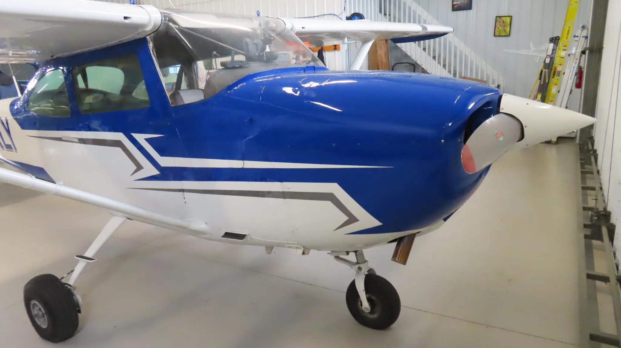 Exterior view of a 1968 CESSNA 172 SKYHAWK, C-GRLY.