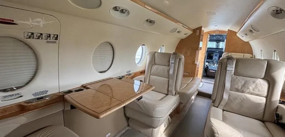 Cabin interior of a 2016 GULFSTREAM G150.