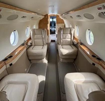 Cabin interior of a 2016 GULFSTREAM G150.