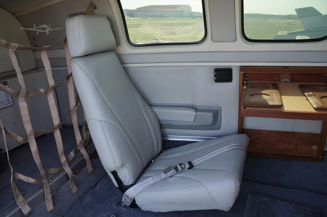 Cabin interior of a 1984 BEECHCRAFT A36 BONANZA TURBOPROP.