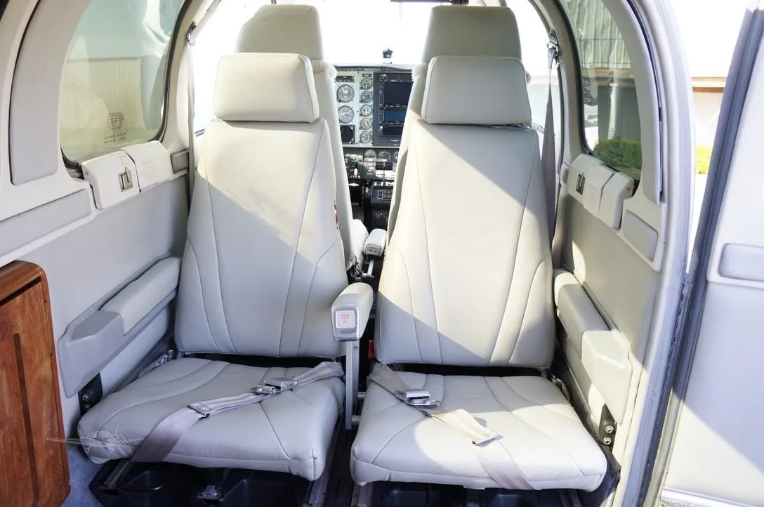 Cabin interior of a 1984 BEECHCRAFT A36 BONANZA TURBOPROP.