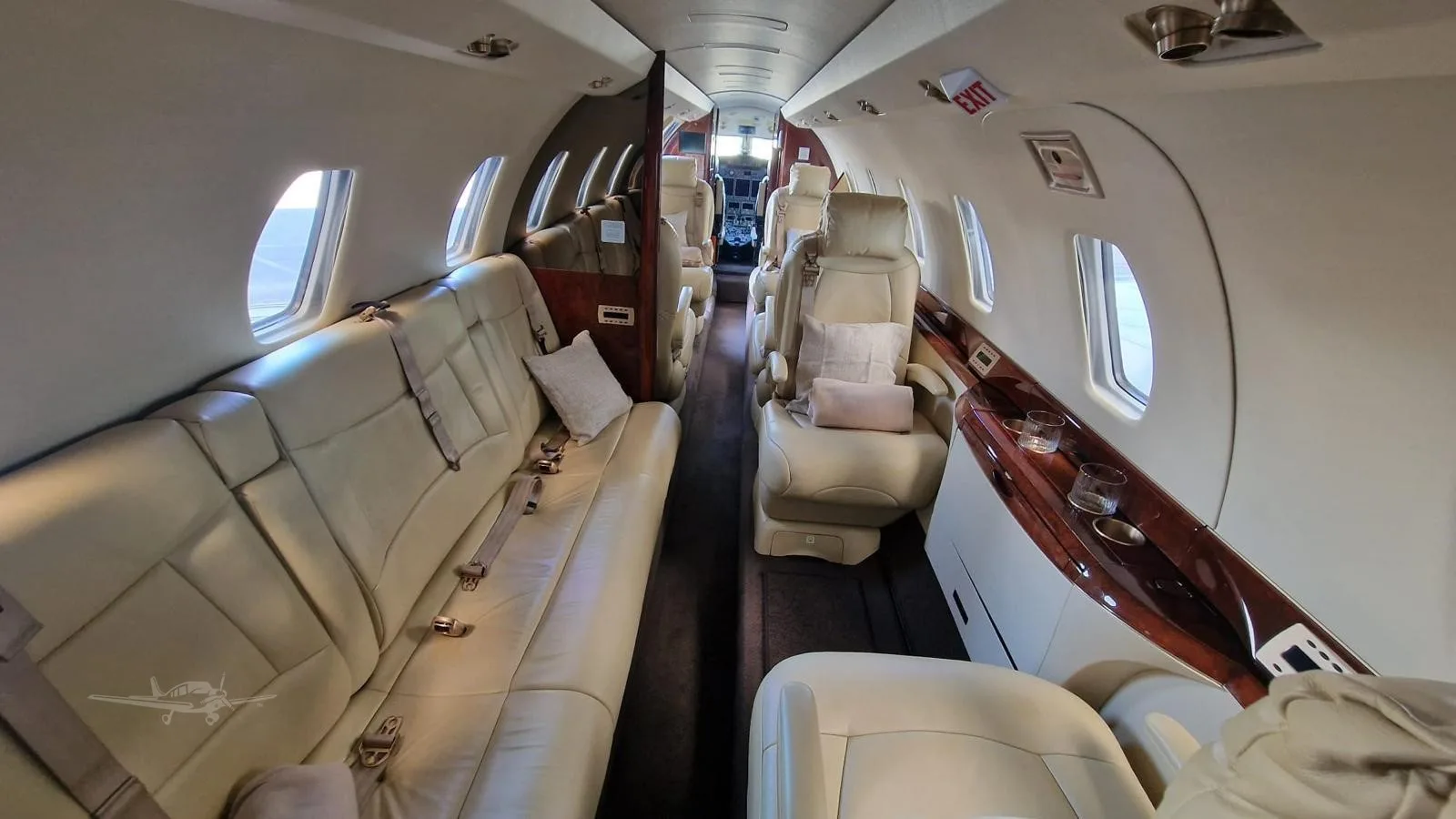 Cabin interior of a 2006 CESSNA CITATION X.