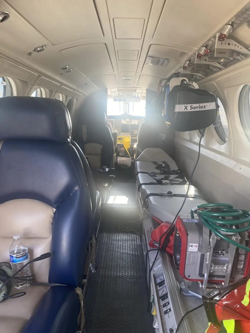 Cabin interior of a 1982 BEECHCRAFT KING AIR B200.