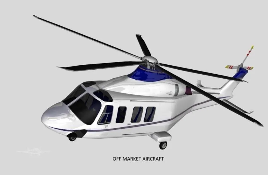 Marketing image of a 2012 LEONARDO AW139.