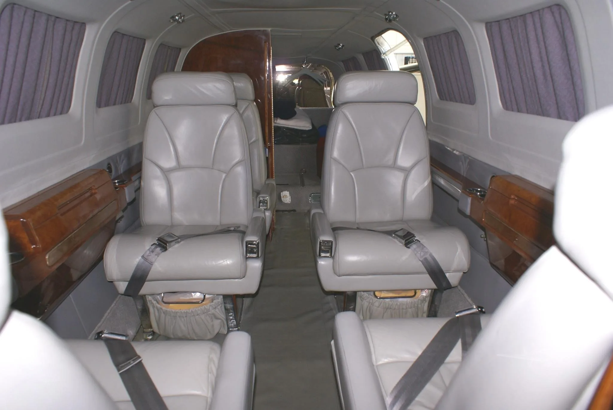 Cabin interior of a 1980 CESSNA CONQUEST II.