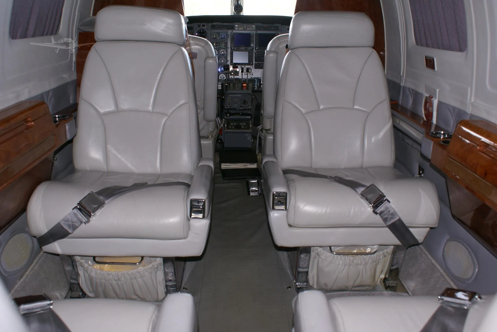 Cabin interior of a 1980 CESSNA CONQUEST II.
