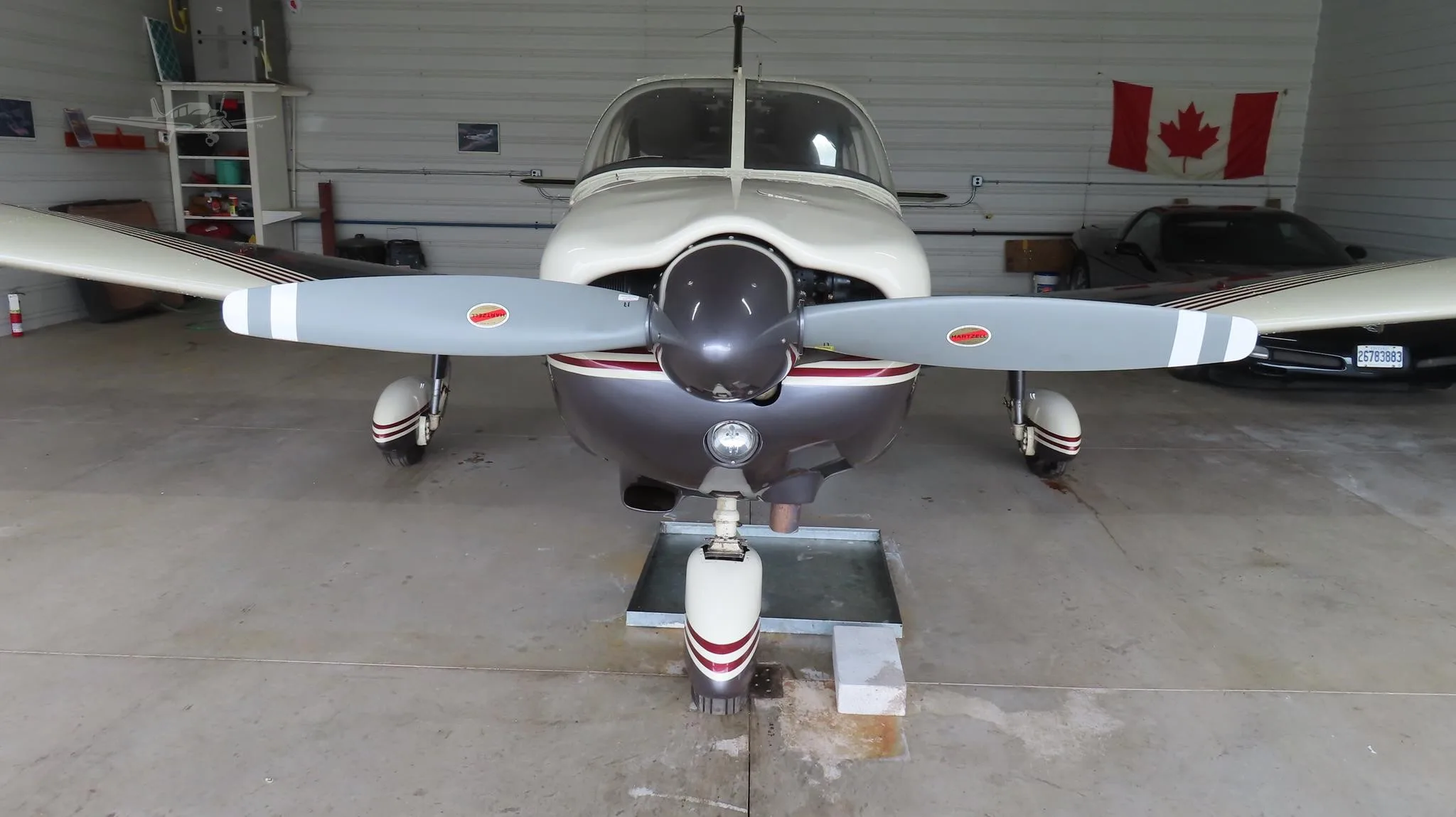 Exterior view of a 1966 PIPER CHEROKEE 6/260, C-GGGS.